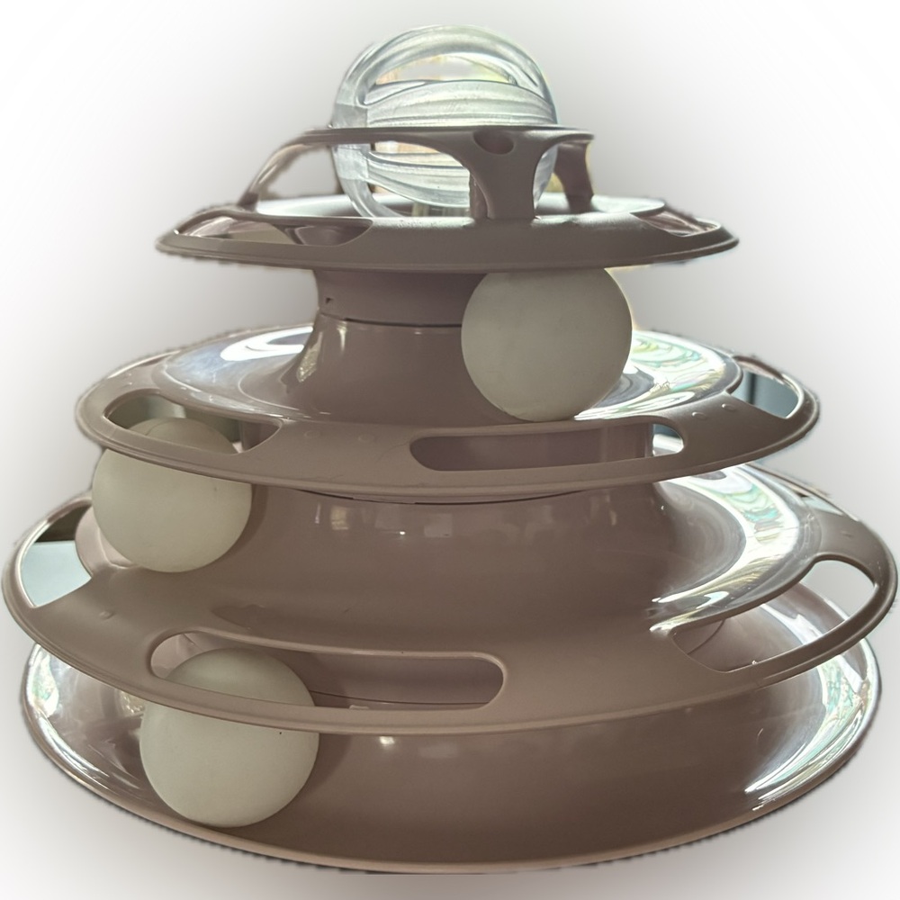 🐾🐾 4 Levels Bean Pink Interactive Pet Toy